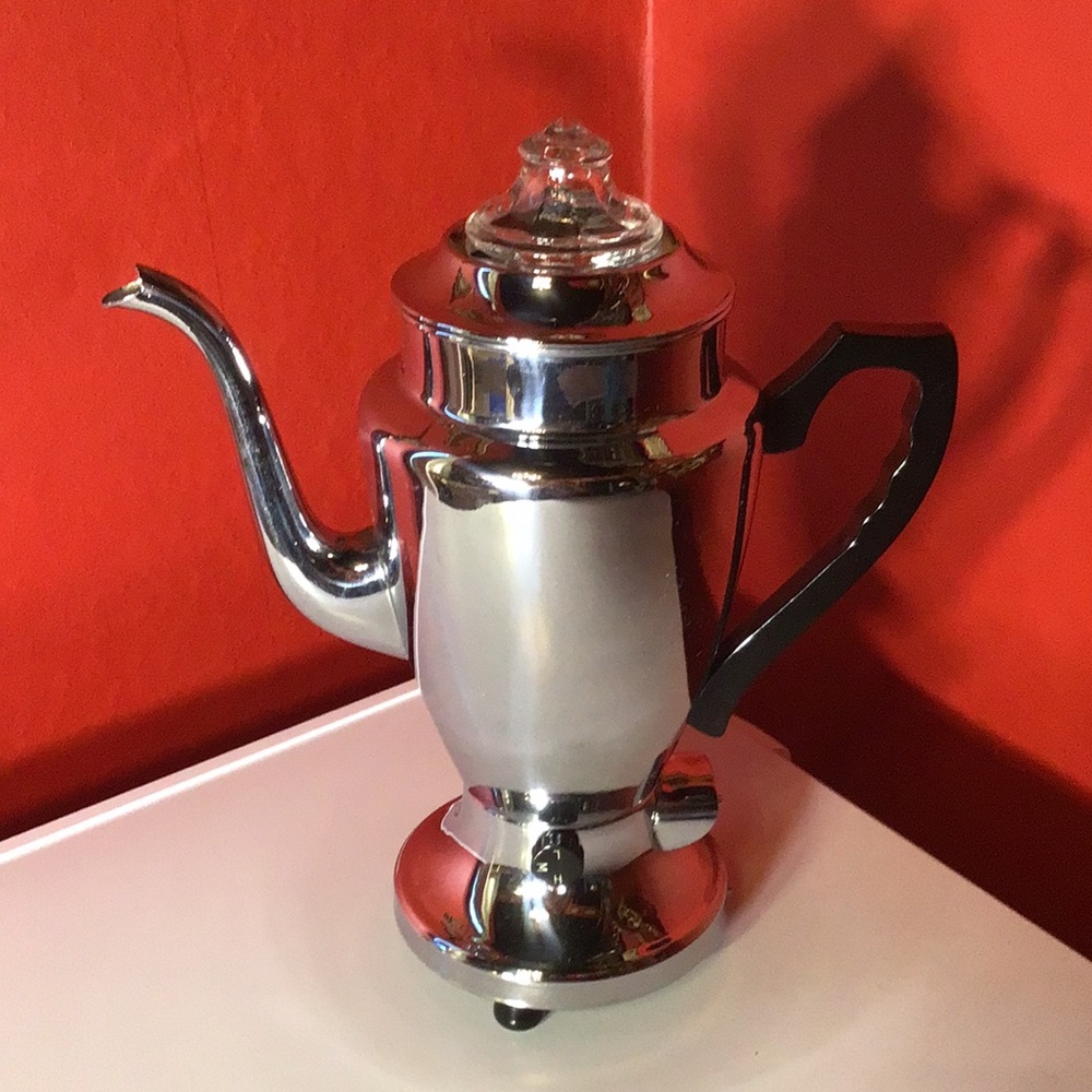 Vintage Viking coffee percolator complete w/original cord & instructions